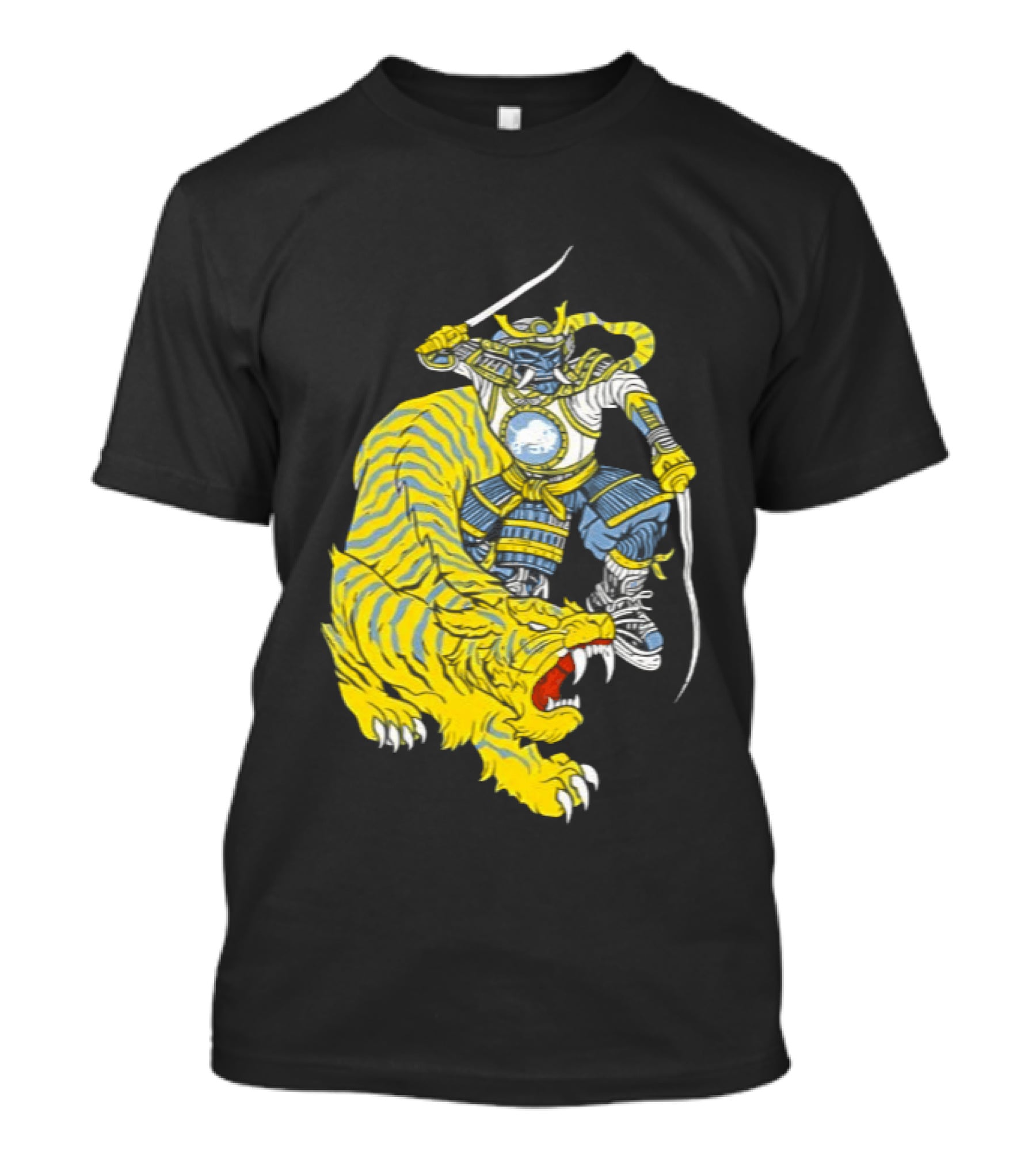 Buffalo Sabres Knight Battling Fierce Sabretooth Tiger T-Shirt