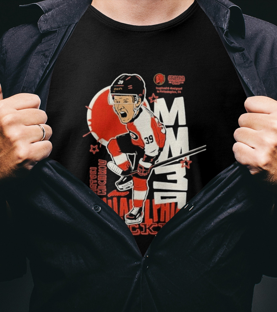 Matvei Michkov 39 Philadelphia Hockey Player MM 39 T-Shirt