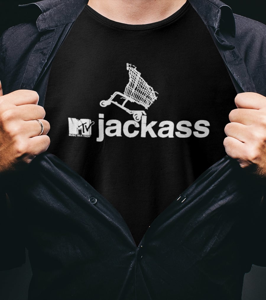 MTV Jackass Shopping Cart Stunt T-Shirt