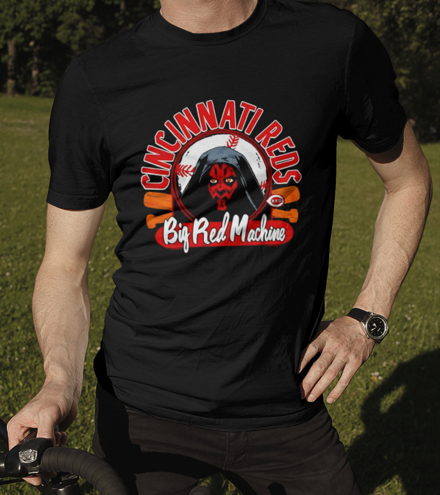 Cincinnati Reds Big Red Machine Star Wars Dark Side Darth Maul T-Shirt