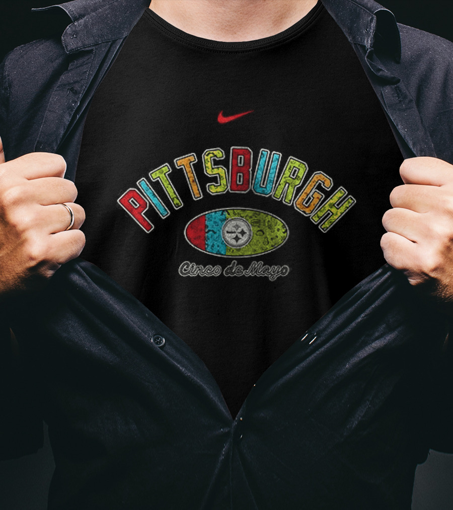 Pittsburgh Cinco De Mayo Football T-Shirt