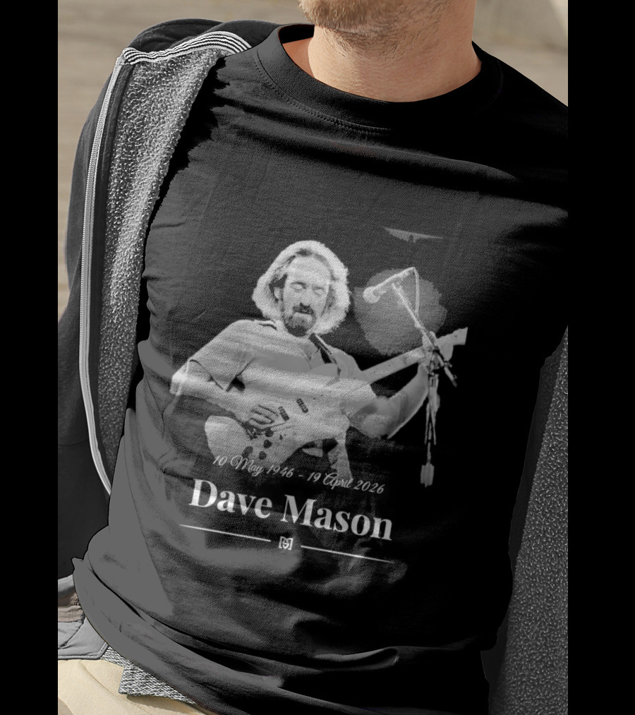 Dave Mason May 10 1946 April 19 2026 Guitar Performance Anniversary T-Shirt