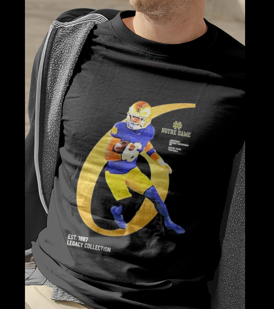 Jordan Faison Notre Dame Fighting Irish 2026 Breakthrough Series NIL Football T-Shirt