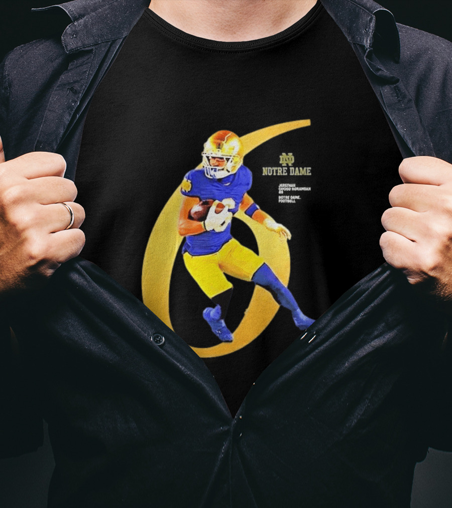 Jordan Faison Notre Dame Fighting Irish 2026 Breakthrough Series NIL Football T-Shirt