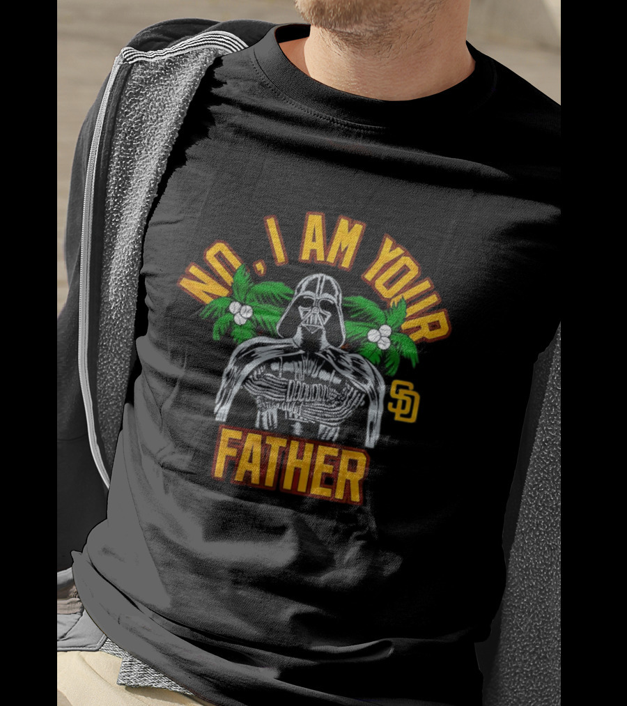 San Diego Padres Darth Vader No I Am Your Father Tropical T-Shirt