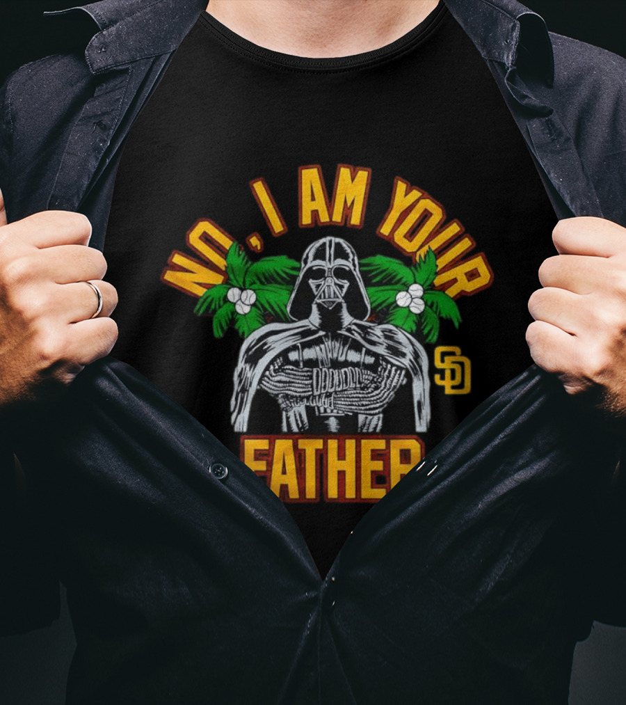 San Diego Padres Darth Vader No I Am Your Father Tropical T-Shirt