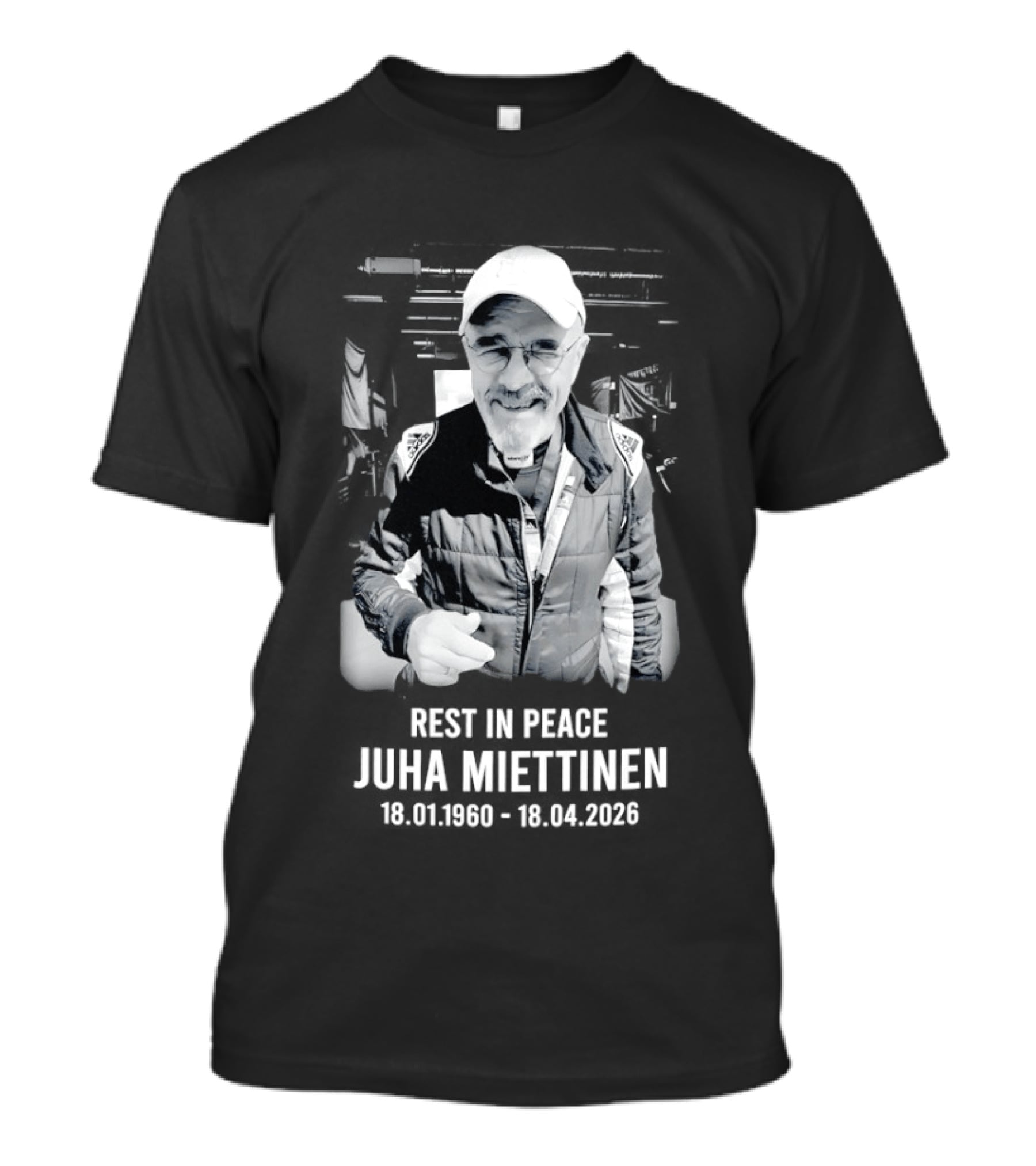 Juha Miettinen In Loving Memory 1960 2026 Rest In Peace Nurburgring Racing T-Shirt