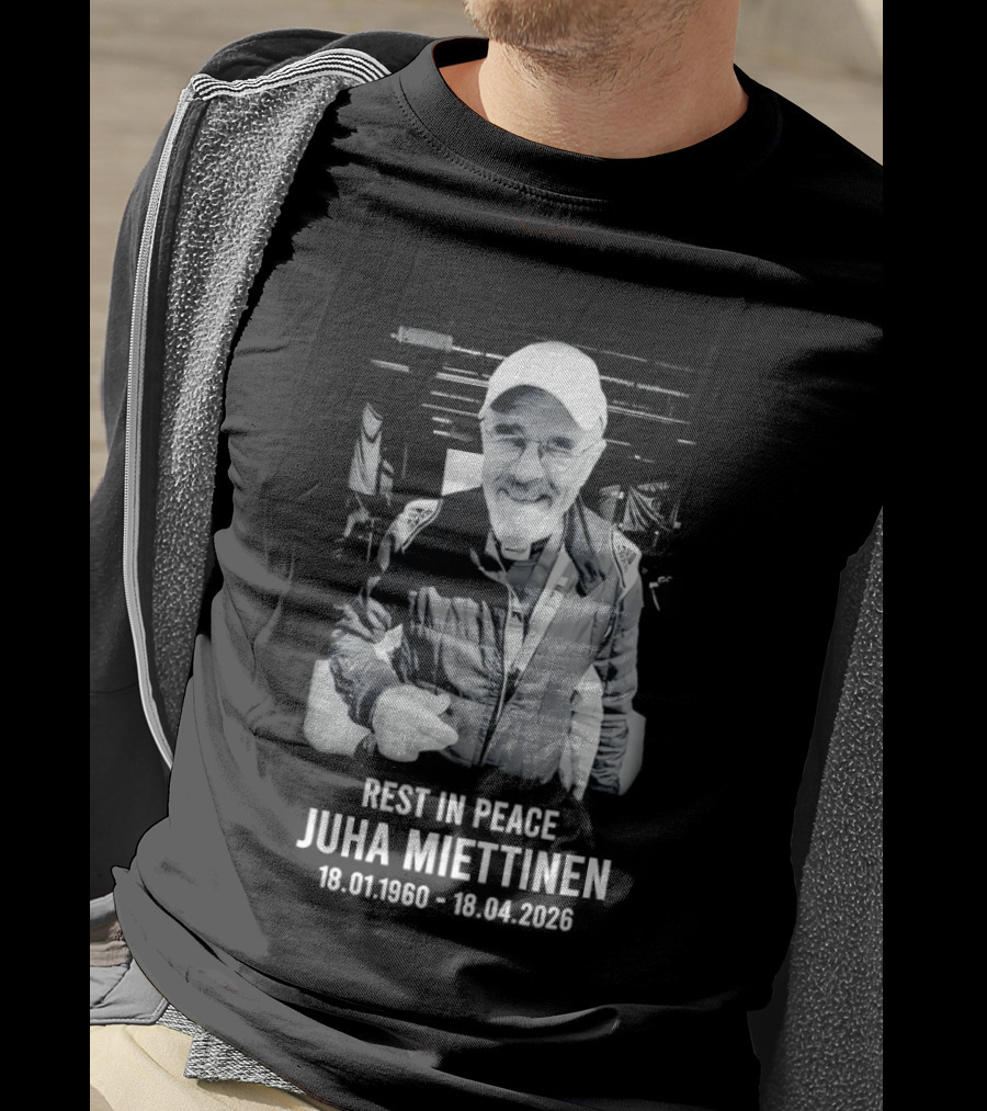 Juha Miettinen In Loving Memory 1960 2026 Rest In Peace Nurburgring Racing T-Shirt