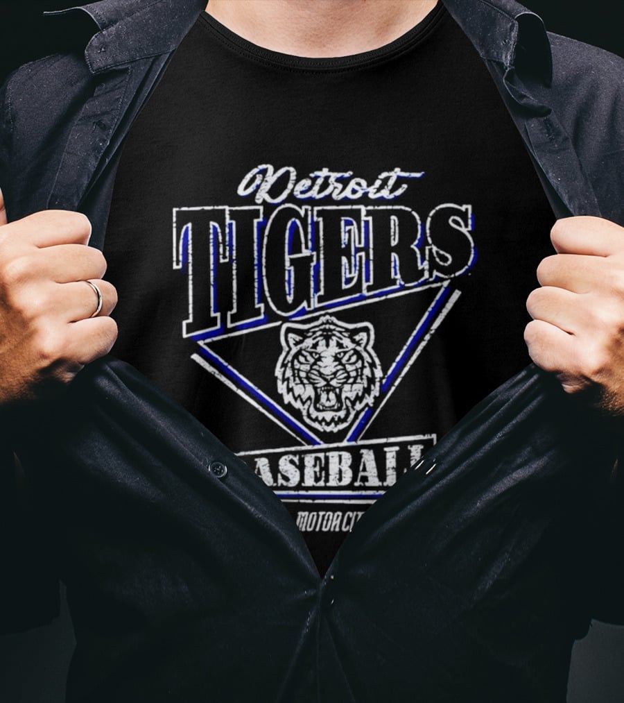 Detroit Tigers MLB Baseball Motor City Tigers 2026 City Connect T-Shirt