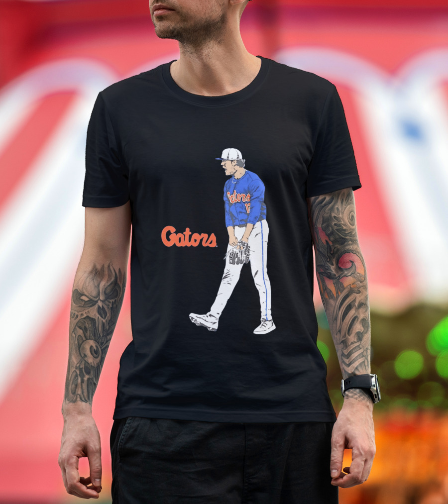 Liam Peterson Florida Gators Baseball Intense Scream Moment T-Shirt