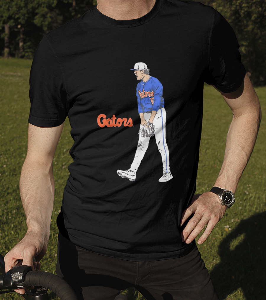 Liam Peterson Florida Gators Baseball Intense Scream Moment T-Shirt