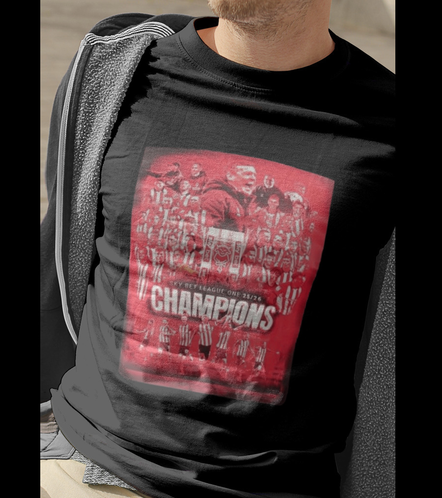 Sky Bet League One 25 26 Lincoln City Champions T-Shirt