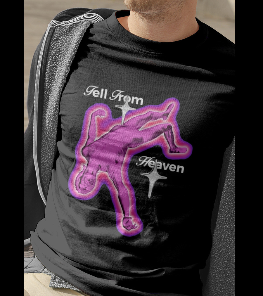 Falling From Heaven Pink Neon T-Shirt