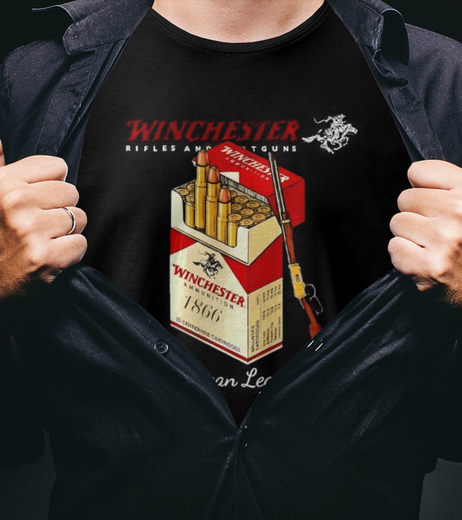 Winchester Rifles Shotguns American Legend 1866 Ammunition T-Shirt