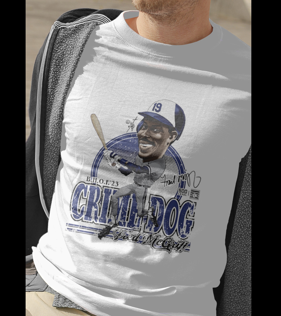 Fred McGriff Crime Dog B.H.O.F.23 Toronto Blue Jays Bruce Stark T-Shirt