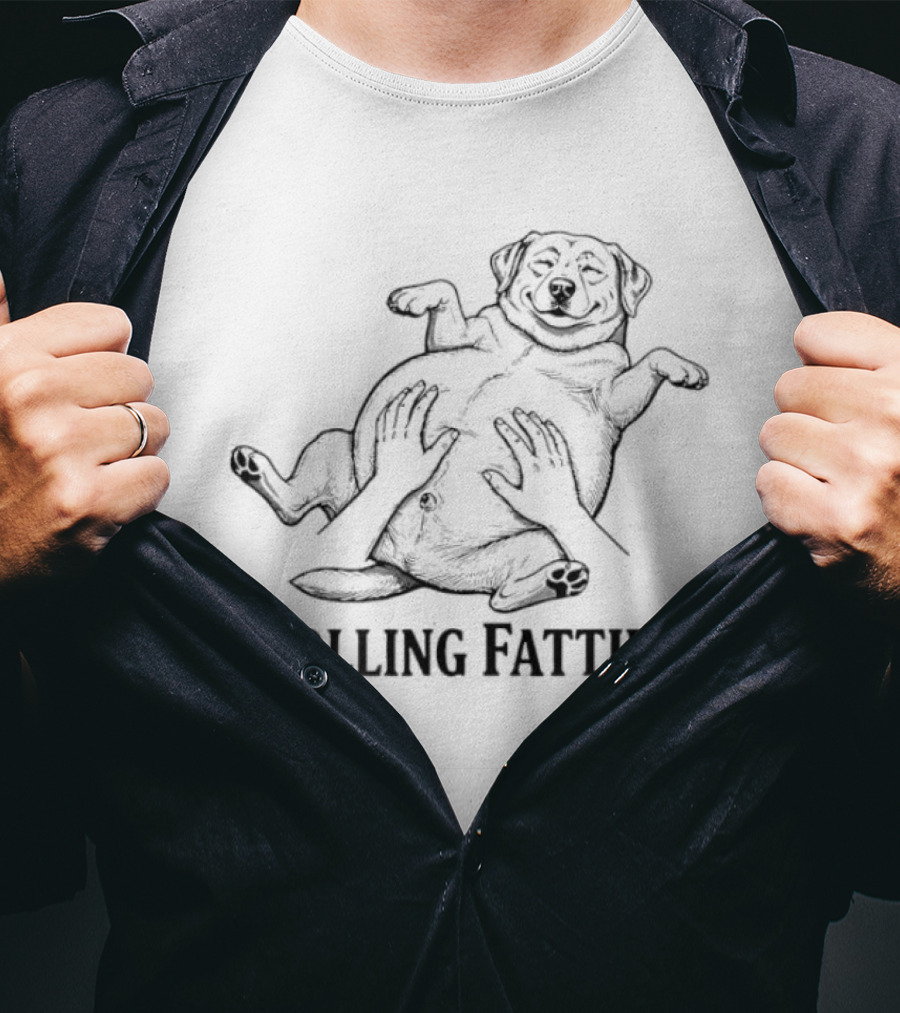 Rolling Fatties Happy Fat Dog Belly Rub T-Shirt