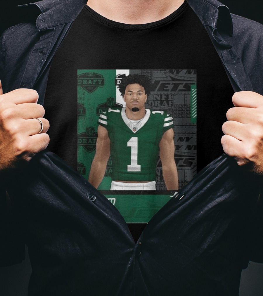 Kenyon Sadiq New York Jets Round 1 Pick 16 2026 Draft NFL Draft Jets TE Oregon T-Shirt