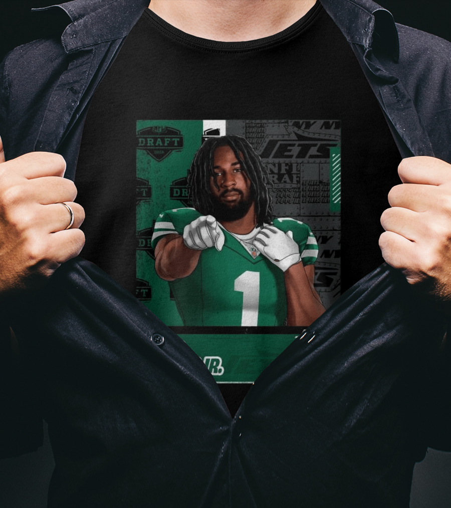 NFL Draft 2026 New York Jets Omar Cooper Jr Round 1 Pick 30 WR Indiana T-Shirt