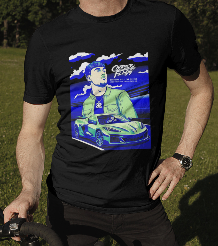 Cooper Flagg 2026 Honorary Pace Car Driver Nascar Cup Series Worth 400 T-Shirt