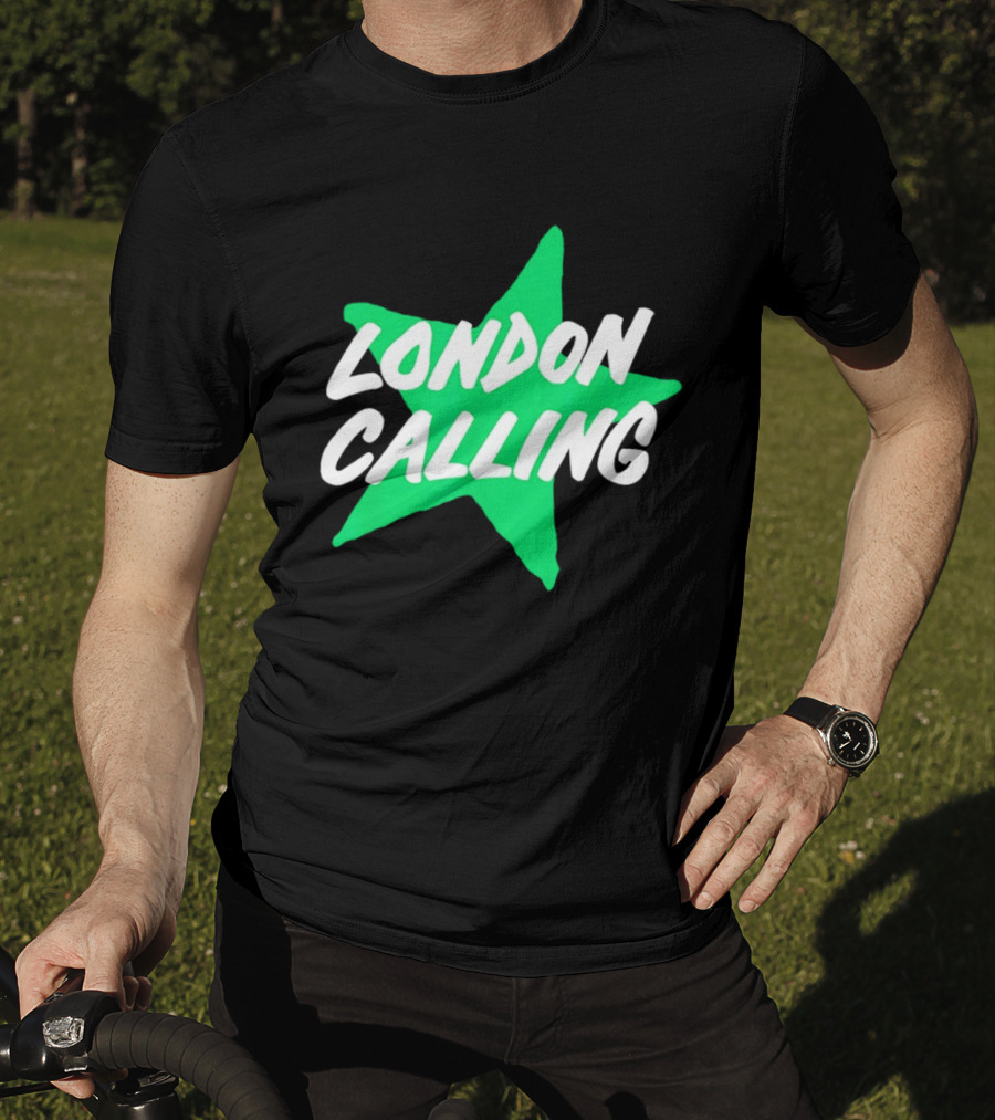 Dallas Stars London Calling The Clash Hockey Star T-Shirt