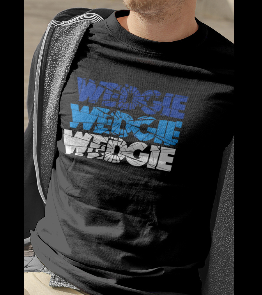 Scott Wedgewood Colorado Avalanche NHL Wedgie Chant Shattered Glass Wedge Wedgie T-Shirt
