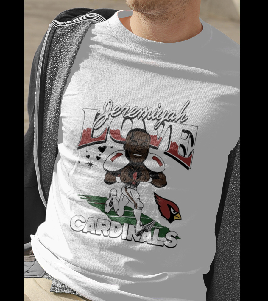 Jeremiyah Love Arizona Cardinals Caricature 2026 Draft T-Shirt