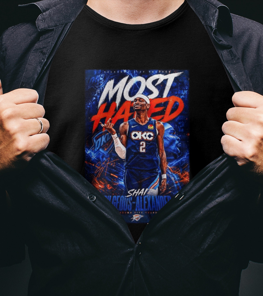 Shai Gilgeous Alexander Most Hated OKC Thunder Basketball T-Shirt