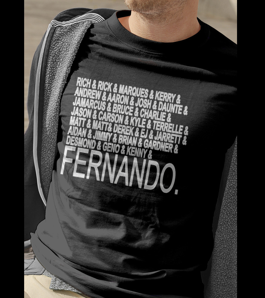 Fernando And The Previous Raiders’ QBs T-Shirt