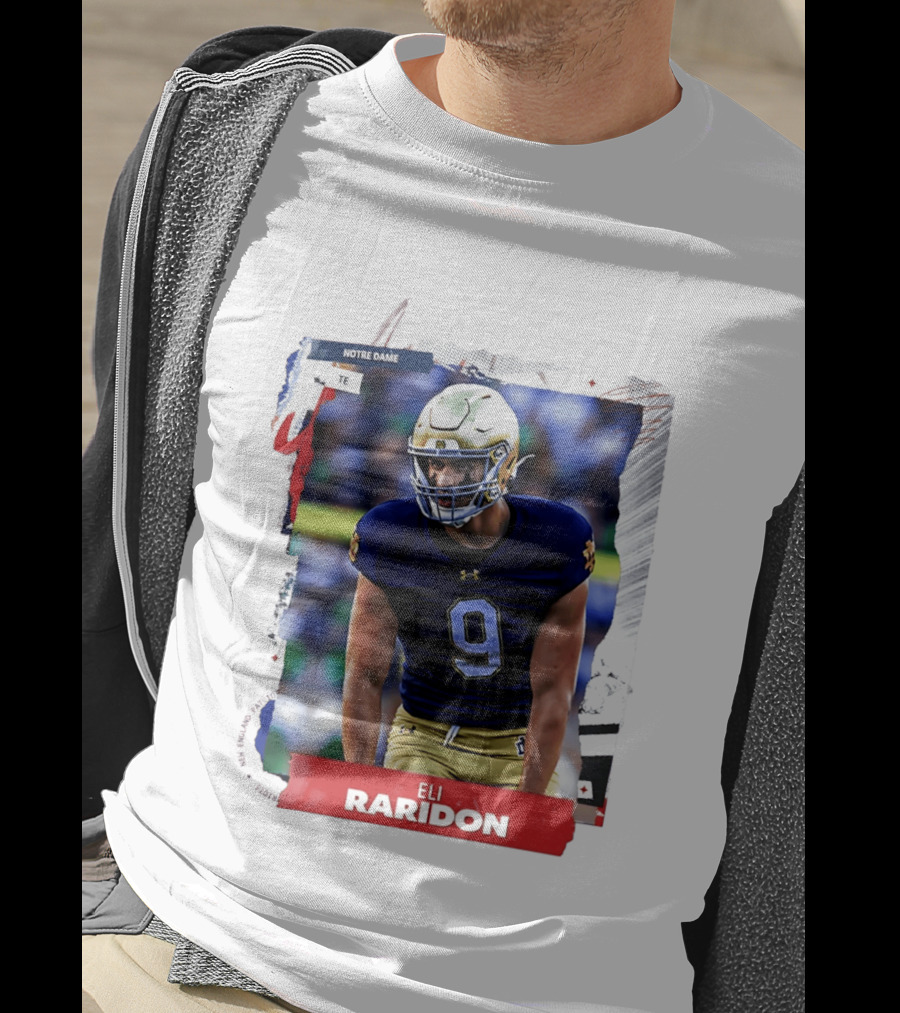 Notre Dame Tight End Eli Raridon 2206 Draft Prospect T-Shirt