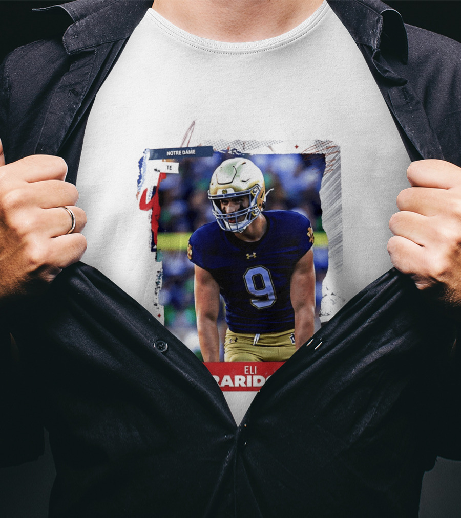 Notre Dame Tight End Eli Raridon 2206 Draft Prospect T-Shirt
