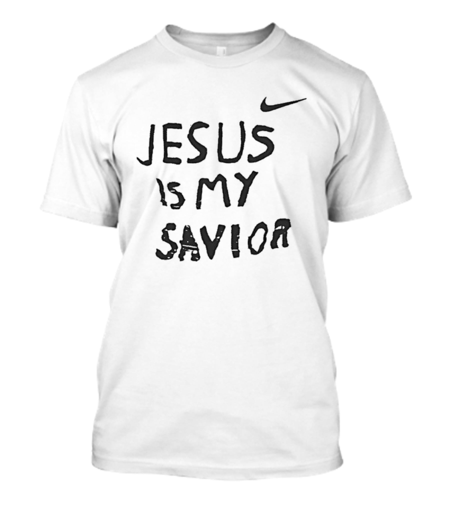 Norbert Lesniak Wearing Jesus Is My Savior Nike T-Shirt