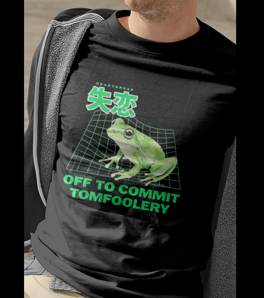 Off To Commit Tomfoolery Frog T-Shirt