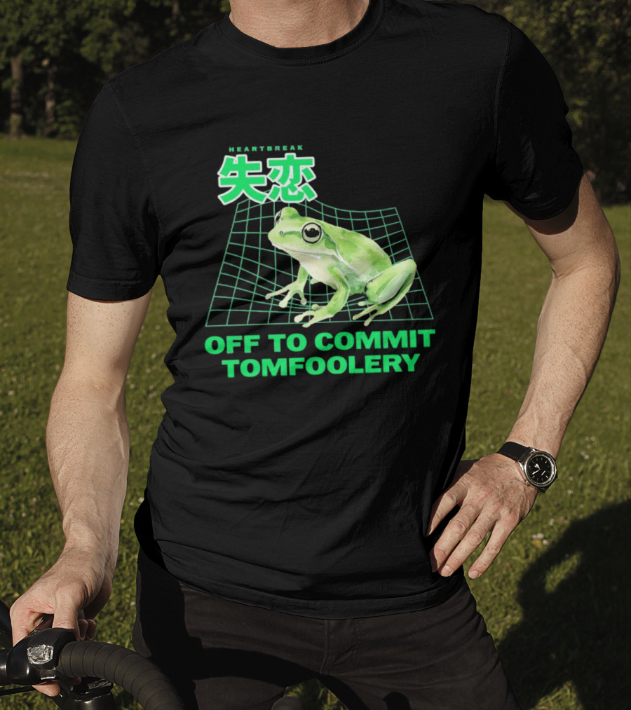 Off To Commit Tomfoolery Frog T-Shirt