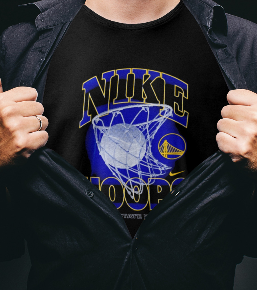 Nike Hoops Golden State Warriors Basketball National Basketball Association T-Shirt