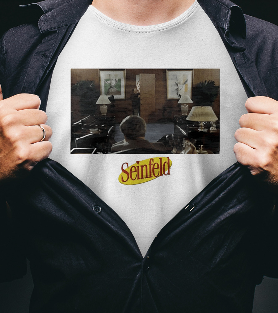 Seinfeld New York Yankees George Costanza And Steinbrenner Scene T-Shirt