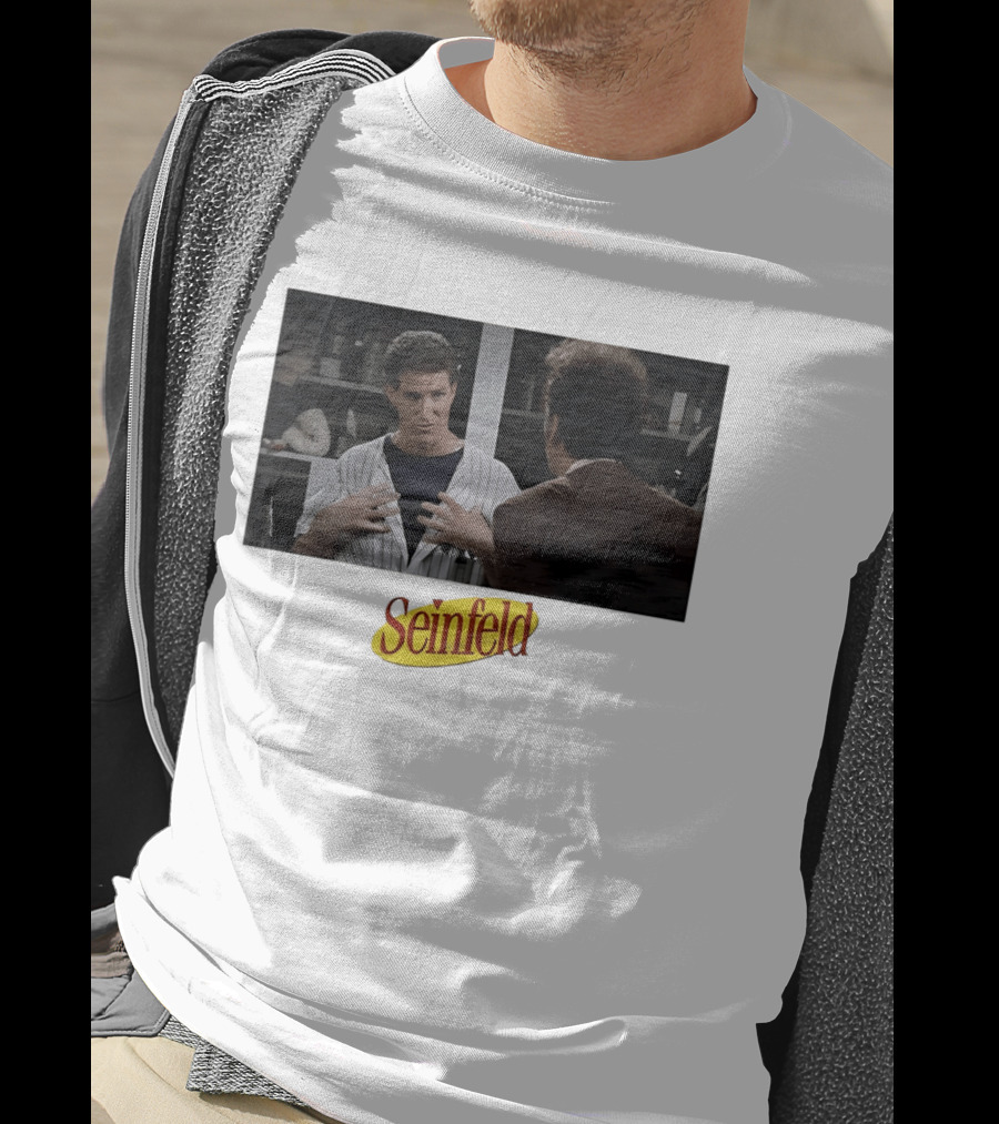 Seinfeld Kramer O'Neill Yankees Crossover Scene T-Shirt