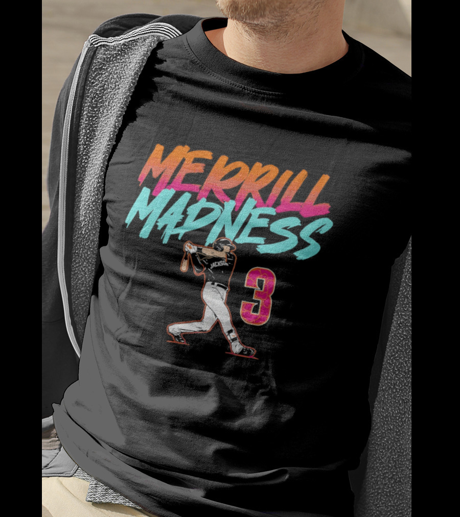 Merrill Madness Jackson Merrill San Diego 3 City Edition T-Shirt