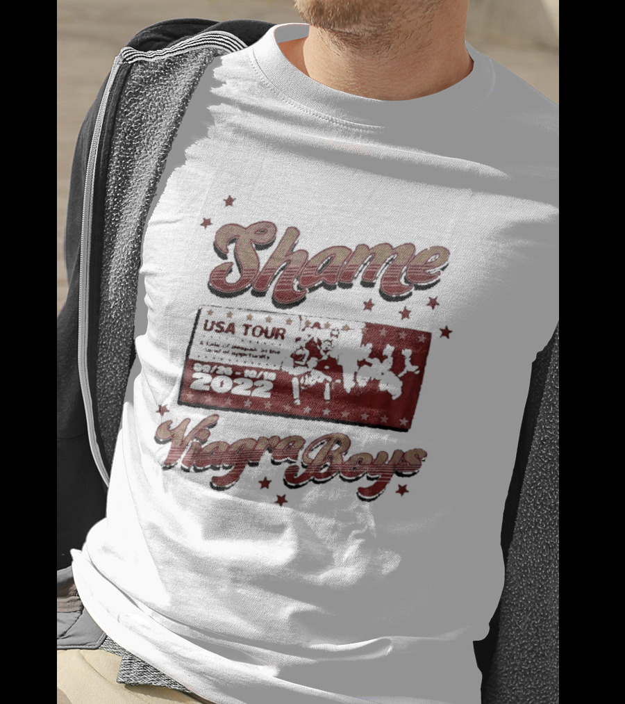 Shame Viagra Boys USA Tour 2022 Dates Stars T-Shirt