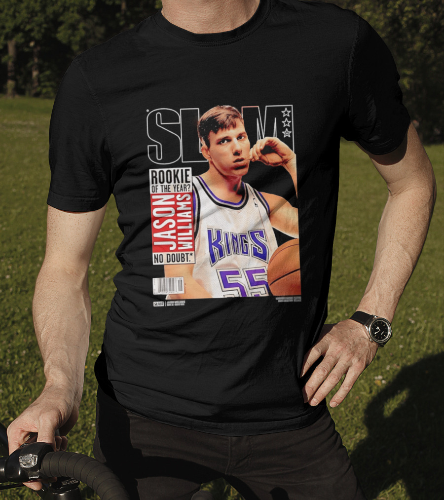 Jason Williams Rookie Of The Year No Doubt Sacramento Kings Slam Cover NBA T-Shirt