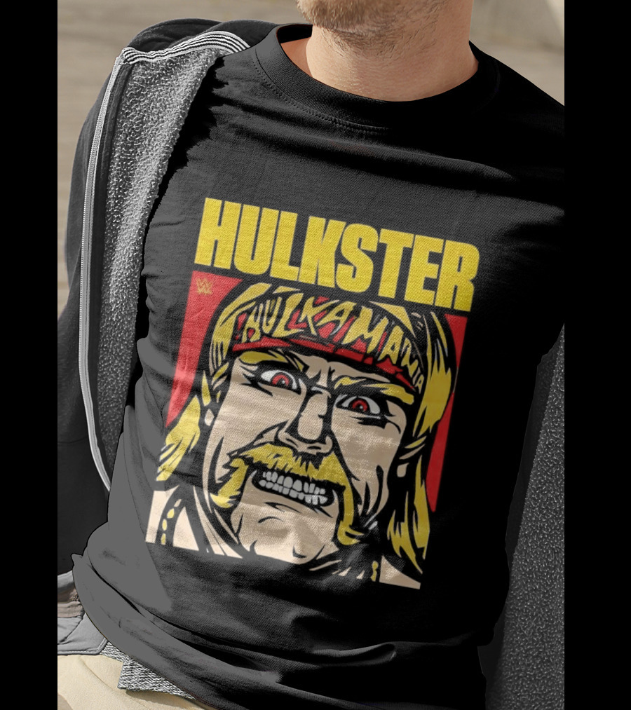 WWE Hulkster Hulkamania Cartoon T-Shirt