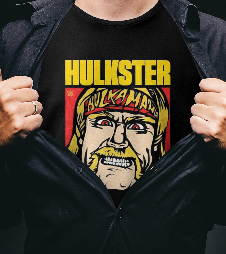 WWE Hulkster Hulkamania Cartoon T-Shirt