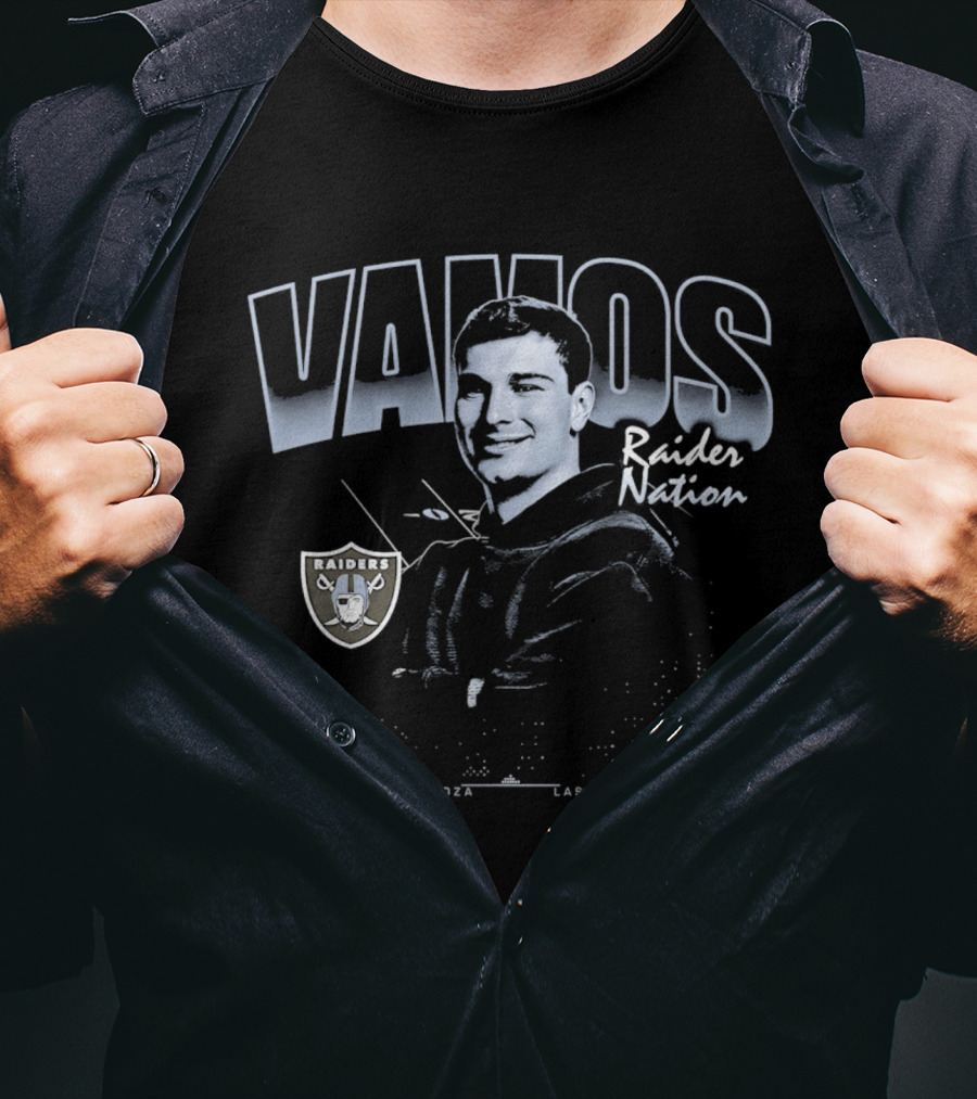 Vamos Raider Nation Fernando Mendoza Las Vegas Raiders 2026 Draft T-Shirt