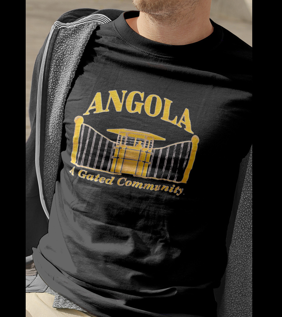 Angola A Gated Community Guard Tower Gates T-Shirt