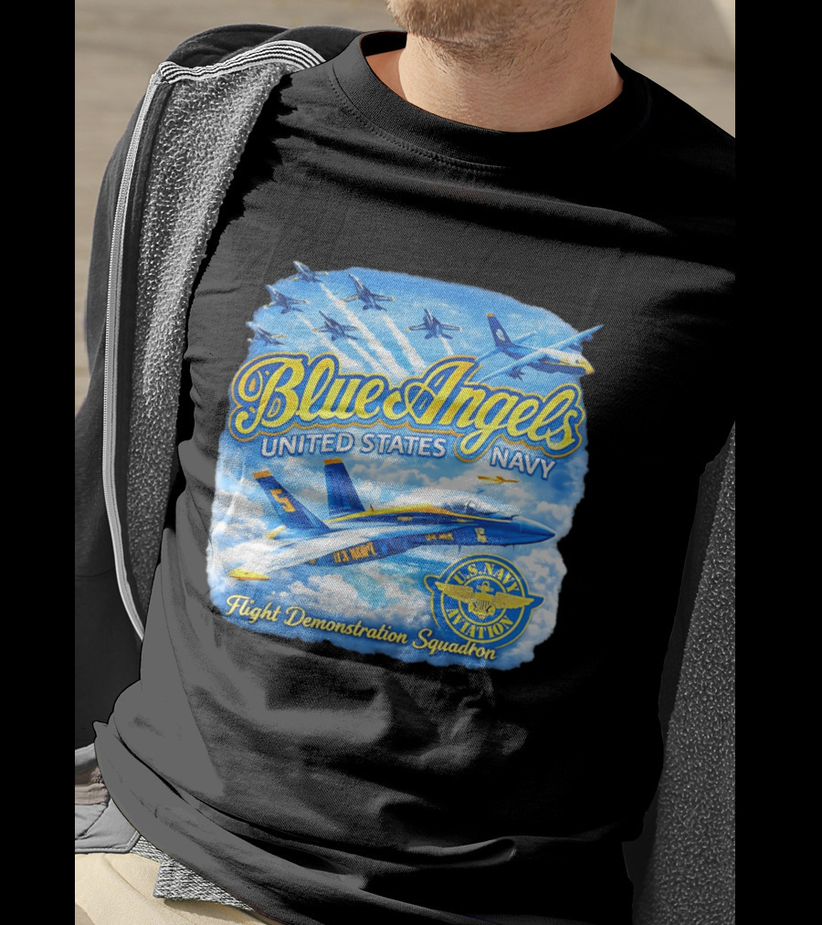 Blue Angels United States Navy U.S. Navy Aviation Flight Demonstration Squadron T-Shirt
