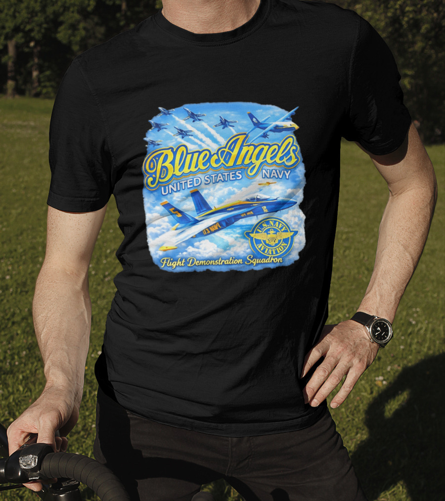Blue Angels United States Navy U.S. Navy Aviation Flight Demonstration Squadron T-Shirt