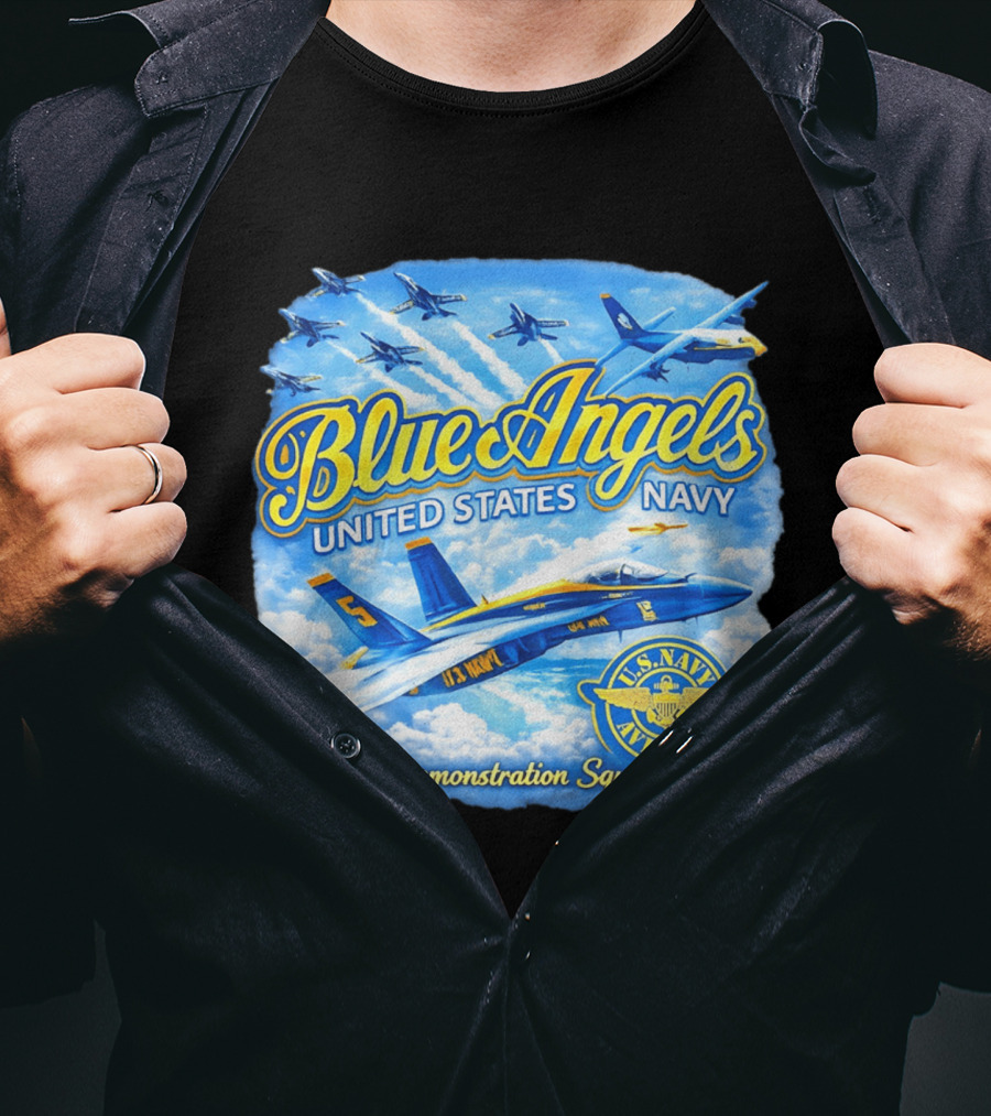 Blue Angels United States Navy U.S. Navy Aviation Flight Demonstration Squadron T-Shirt