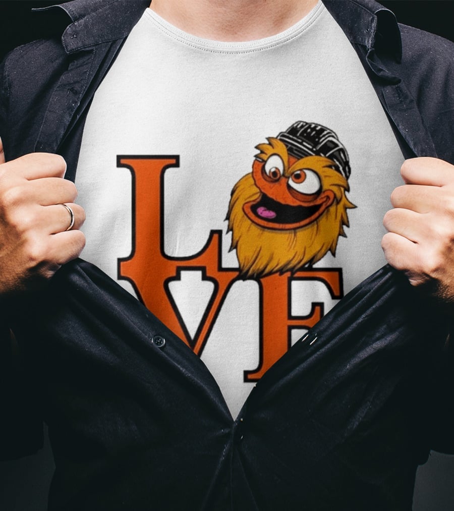 Philadelphia Flyers Gritty Love NHL Hockey 2026 T-Shirt