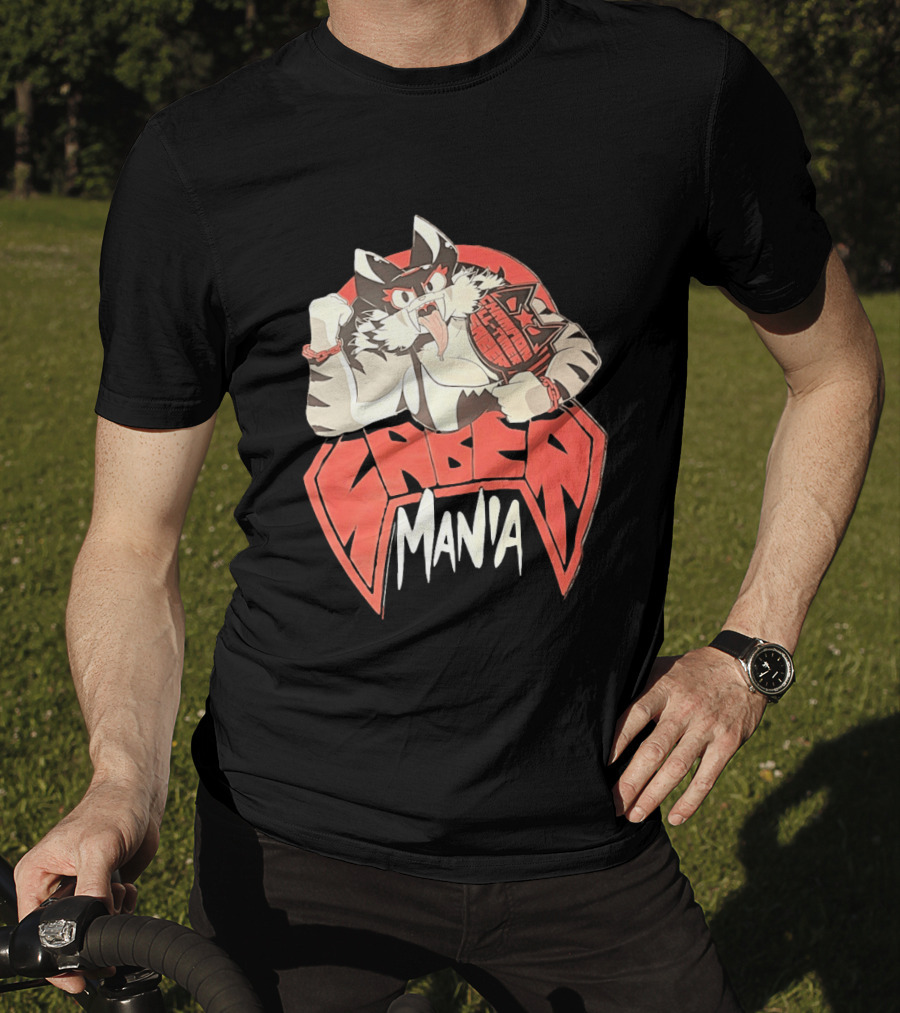 Ring Cats Saber Mania Wrestling Champion Feline T-Shirt