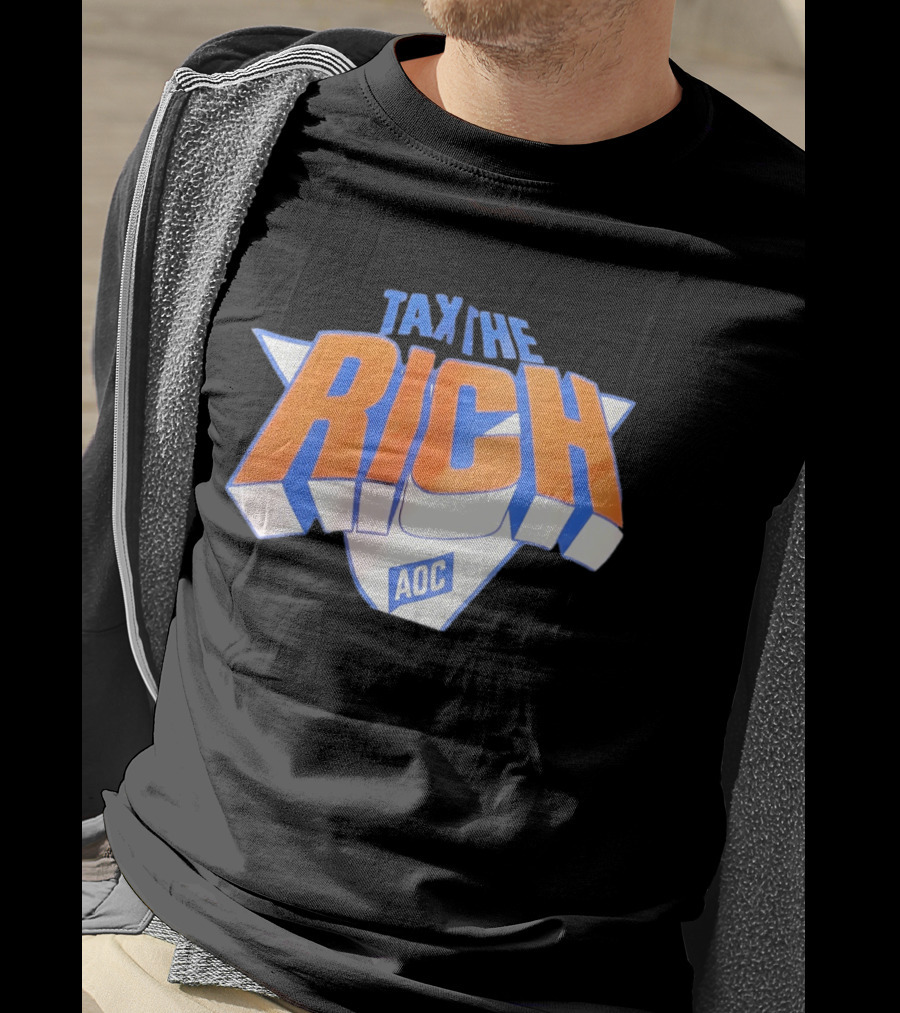 Tax The Rich AOC New York Knicks T-Shirt