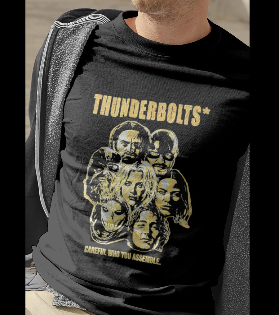 Thunderbolts Careful Who You Assemble Marvel Characters T-Shirt